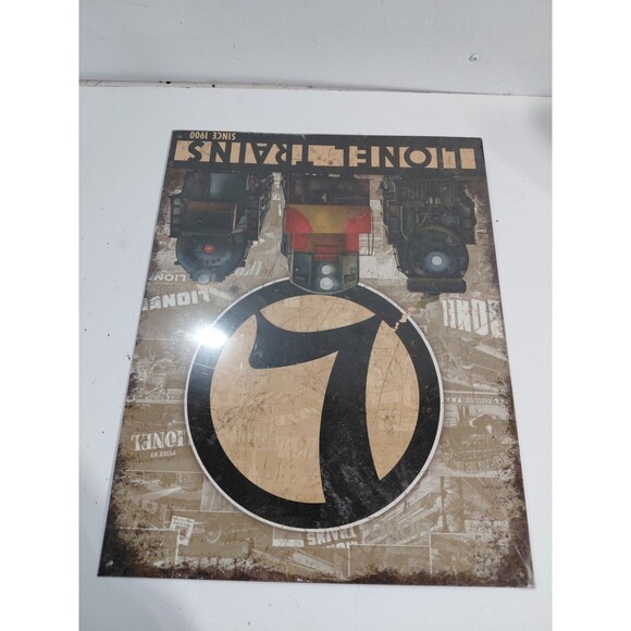 New Lionel Trains Since 1900 16x12" Metal Model Railroad Sign - Picture 3 of 5